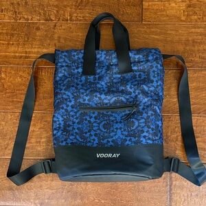 Vooray Blue and Black Women/Men's Backpack